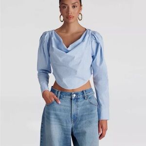 🩵🩵 KBB ‘The Balloon Cropped Top' -